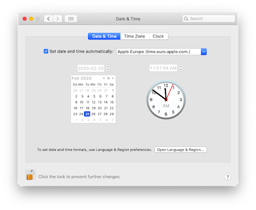 messages for mac specific dates